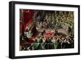 Trial of Galileo, 1633-null-Framed Giclee Print