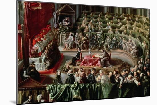 Trial of Galileo, 1633-null-Mounted Giclee Print