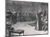 Trial of Mary Queen of Scots in Fotheringay Castle 1586-Henry Moore-Mounted Giclee Print