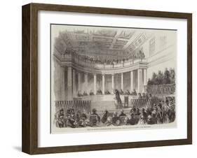 Trial of Political Prisoners in the Grand Special Criminal Court, at Naples-null-Framed Giclee Print