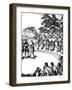 Trial of Socrates, Ancient Greek Philosopher, 399 BC-null-Framed Giclee Print