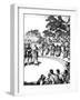 Trial of Socrates, Ancient Greek Philosopher, 399 BC-null-Framed Giclee Print