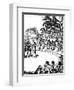 Trial of Socrates, Ancient Greek Philosopher, 399 BC-null-Framed Premium Giclee Print