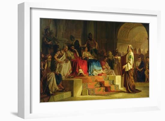 Trial of the Apostle Paul-Nikolai K. Bodarevski-Framed Giclee Print