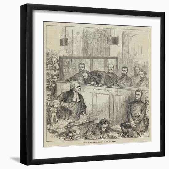 Trial of the Bank Forgers at the Old Bailey-Arthur Hopkins-Framed Giclee Print