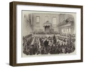 Trial of the Bradford Election Petition at the Borough Courthouse-null-Framed Giclee Print