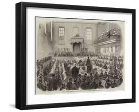 Trial of the Bradford Election Petition at the Borough Courthouse-null-Framed Giclee Print