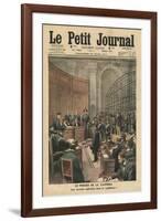 Trial of the Camorra, Illustration from 'Le Petit Journal', Supplement Illustre, 26th March 1911-French School-Framed Giclee Print