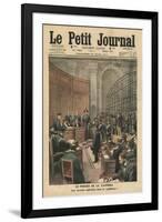 Trial of the Camorra, Illustration from 'Le Petit Journal', Supplement Illustre, 26th March 1911-French School-Framed Giclee Print