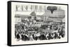 Trial of the Fenians at Manchester: the Special Commission in the Assize Courthouse Uk 1867-null-Framed Stretched Canvas