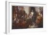 Trial of William Wallace-null-Framed Art Print