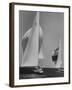 Trial Race For the America's Cup-George Silk-Framed Photographic Print