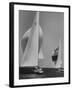 Trial Race For the America's Cup-George Silk-Framed Photographic Print