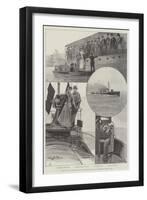 Trial Trip of the Hornet, the New Torpedo-Boat Destroyer, at Gravesend, Saturday, 9 June-Julius Mandes Price-Framed Giclee Print