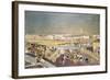 Triana Bridge-Joaquín Sorolla y Bastida-Framed Art Print