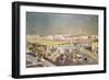 Triana Bridge-Joaquín Sorolla y Bastida-Framed Art Print