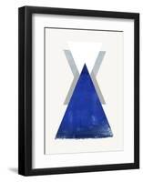 Triangle 2-Design Fabrikken-Framed Art Print