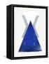 Triangle 2-Design Fabrikken-Framed Stretched Canvas