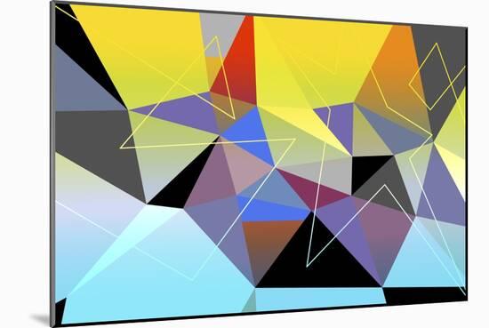 Triangle 5-LXXV-Fernando Palma-Mounted Giclee Print