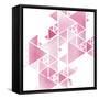 Triangle Blush 1 V2-Kimberly Allen-Framed Stretched Canvas