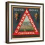 Triangle Brand - California - Citrus Crate Label-Lantern Press-Framed Art Print