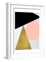 Triangle Circle 1-Kimberly Allen-Framed Art Print
