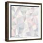 Triangle Geometric Background. Template for Your Design-IreneArt-Framed Art Print