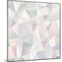 Triangle Geometric Background. Template for Your Design-IreneArt-Mounted Art Print