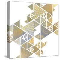 Triangle Gold 1-Kimberly Allen-Stretched Canvas