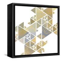 Triangle Gold 1-Kimberly Allen-Framed Stretched Canvas