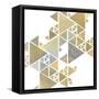 Triangle Gold 1-Kimberly Allen-Framed Stretched Canvas