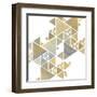 Triangle Gold 1-Kimberly Allen-Framed Art Print