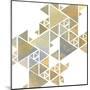 Triangle Gold 1-Kimberly Allen-Mounted Art Print