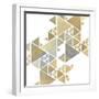 Triangle Gold 1-Kimberly Allen-Framed Art Print