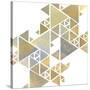 Triangle Gold 1-Kimberly Allen-Stretched Canvas