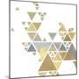 Triangle Gold 2-Kimberly Allen-Mounted Art Print