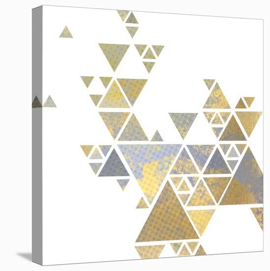Triangle Gold 2-Kimberly Allen-Stretched Canvas