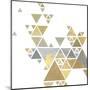 Triangle Gold 2-Kimberly Allen-Mounted Art Print