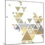 Triangle Gold 2-Kimberly Allen-Mounted Art Print