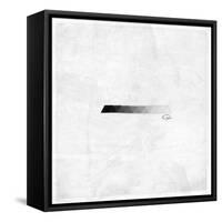 Triangle Grey Strip-OnRei-Framed Stretched Canvas