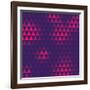 Triangle Pattern, Vector Illustration-oliopi-Framed Art Print