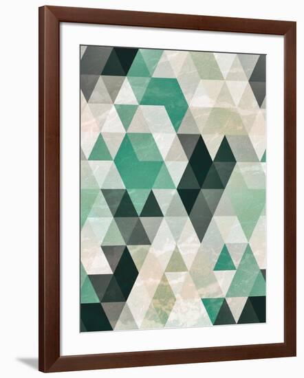 Triangle Pattern-Tai Prints-Framed Art Print