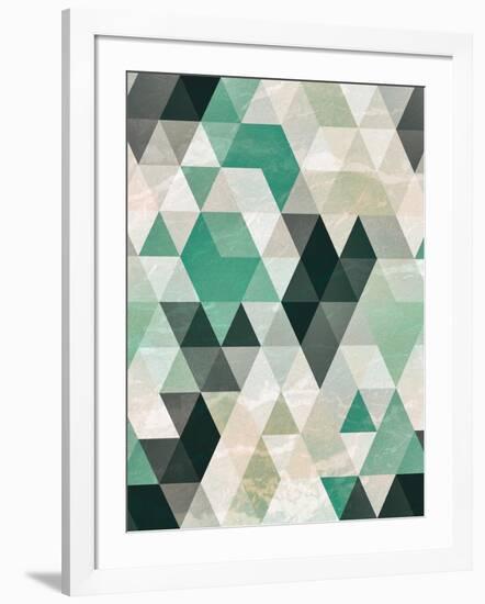 Triangle Pattern-Tai Prints-Framed Art Print