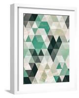 Triangle Pattern-Tai Prints-Framed Art Print