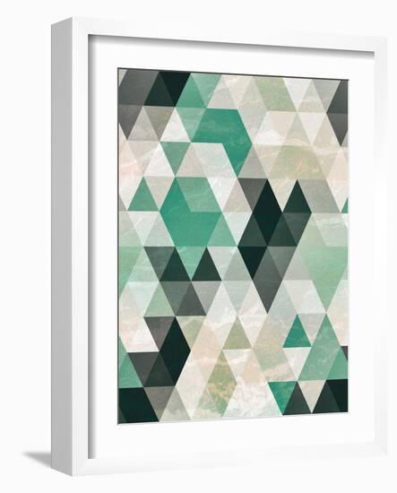 Triangle Pattern-Tai Prints-Framed Art Print