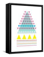 Triangle Peak-Moha London-Framed Stretched Canvas