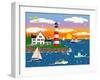 Triangle Point Lighthouse-Mark Frost-Framed Giclee Print