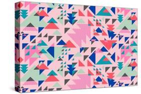 Triangle Pop-null-Stretched Canvas