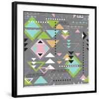 Triangle Tango-Joanne Paynter Design-Framed Giclee Print