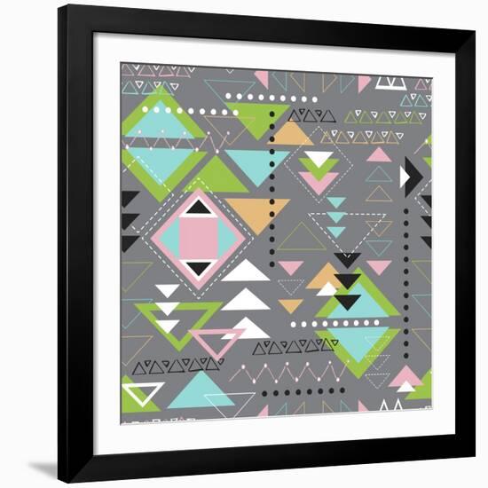 Triangle Tango-Joanne Paynter Design-Framed Giclee Print